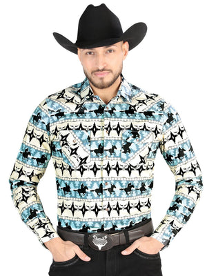 El General - Casual Long - Sleeve Shirt - Ivory 44478 - BELLEZA'S - El General - Casual Long - Sleeve Shirt - Ivory 44478 - Men's Shirt - 04447801