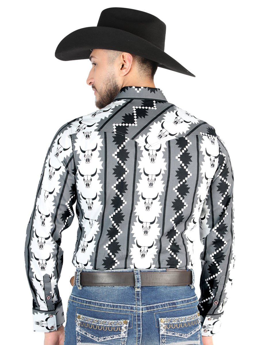 El General - Casual Long Sleeve Shirt - Negro 44491 - BELLEZA'S - El General - Casual Long Sleeve Shirt - Negro 44491 - Men's Shirt - 04449101