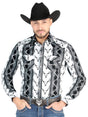 El General - Casual Long Sleeve Shirt - Negro 44491 - BELLEZA'S - El General - Casual Long Sleeve Shirt - Negro 44491 - Men's Shirt - 04449101