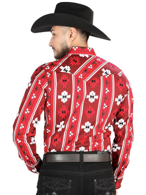El General - Casual Long Sleeve Shirt - Rojo 44472 - BELLEZA'S - El General - Casual Long Sleeve Shirt - Rojo 44472 - CABALLERO - 04447201