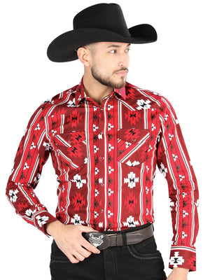 El General - Casual Long Sleeve Shirt - Rojo 44472 - BELLEZA'S - El General - Casual Long Sleeve Shirt - Rojo 44472 - CABALLERO - 04447201