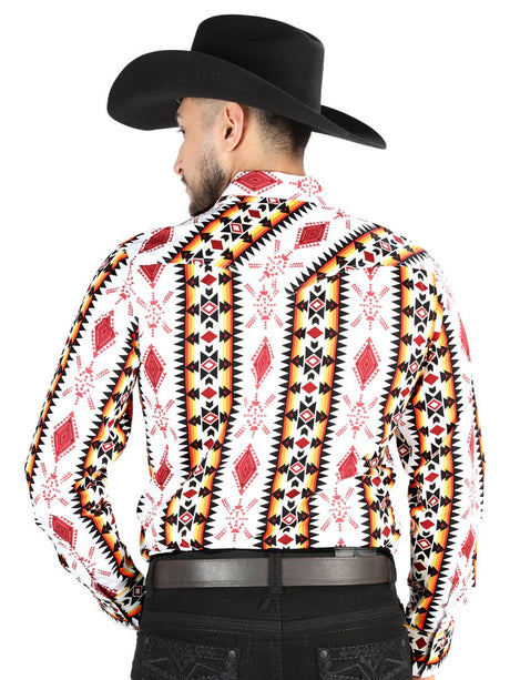 El General - Casual Long Sleeve Shirt - White 44502 - BELLEZA'S - El General - Casual Long Sleeve Shirt - White 44502 - Men's Shirt - 04450201