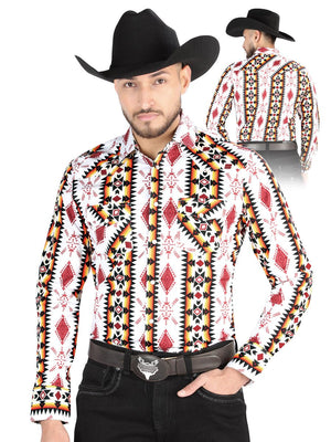El General - Casual Long Sleeve Shirt - White 44502 - BELLEZA'S - El General - Casual Long Sleeve Shirt - White 44502 - Men's Shirt - 04450201