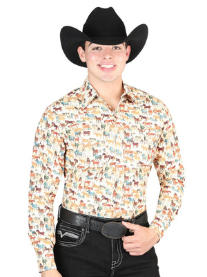 El General Khaki Western Shirt 44324 - BELLEZA'S - El General Khaki Western Shirt 44324 - CABALLERO - 04432401