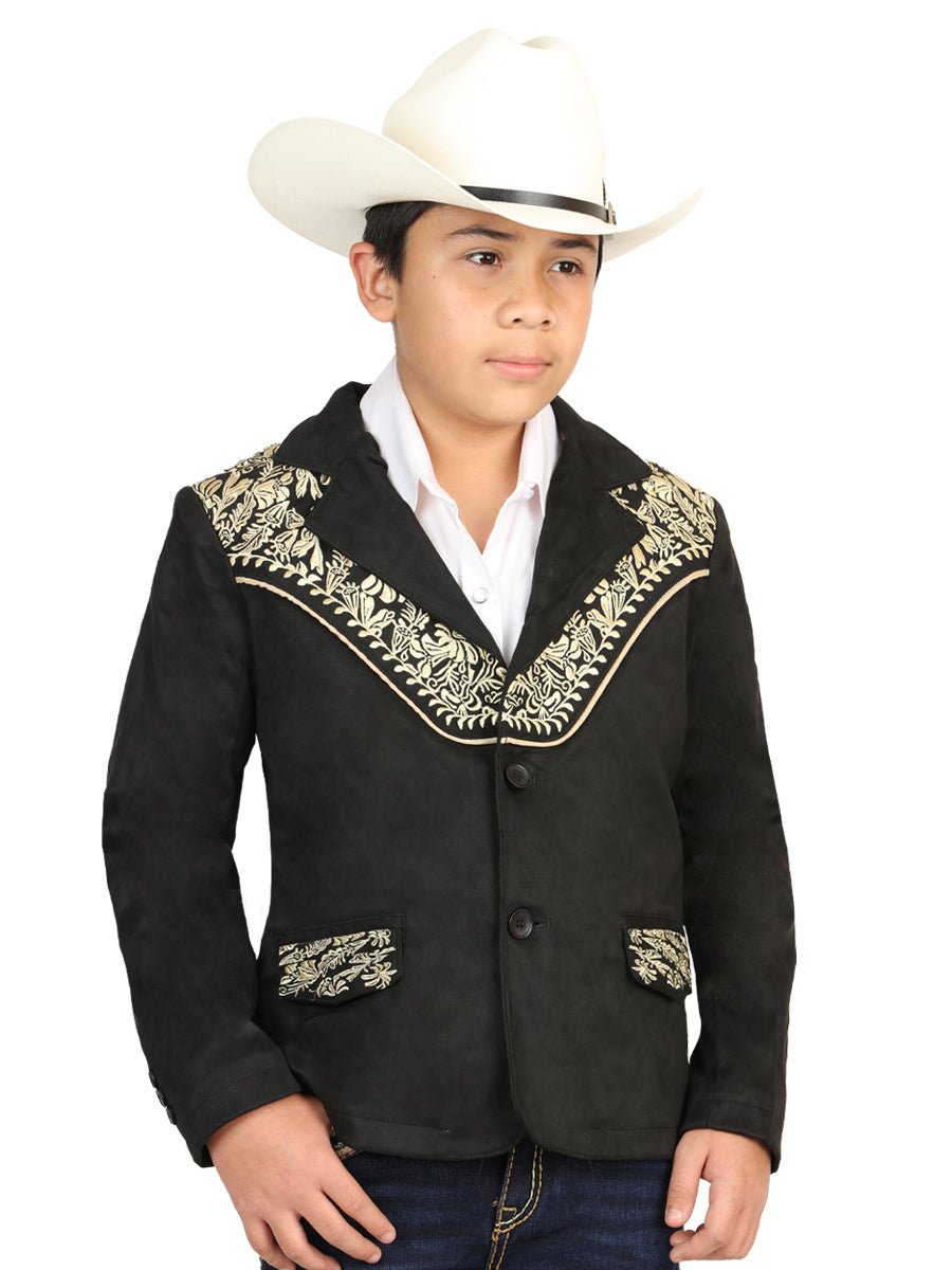 El General Kids’ Suede Blazer - Black 45659 - BELLEZA'S - El General Kids’ Suede Blazer - Black 45659 - NIÑO - 04565901