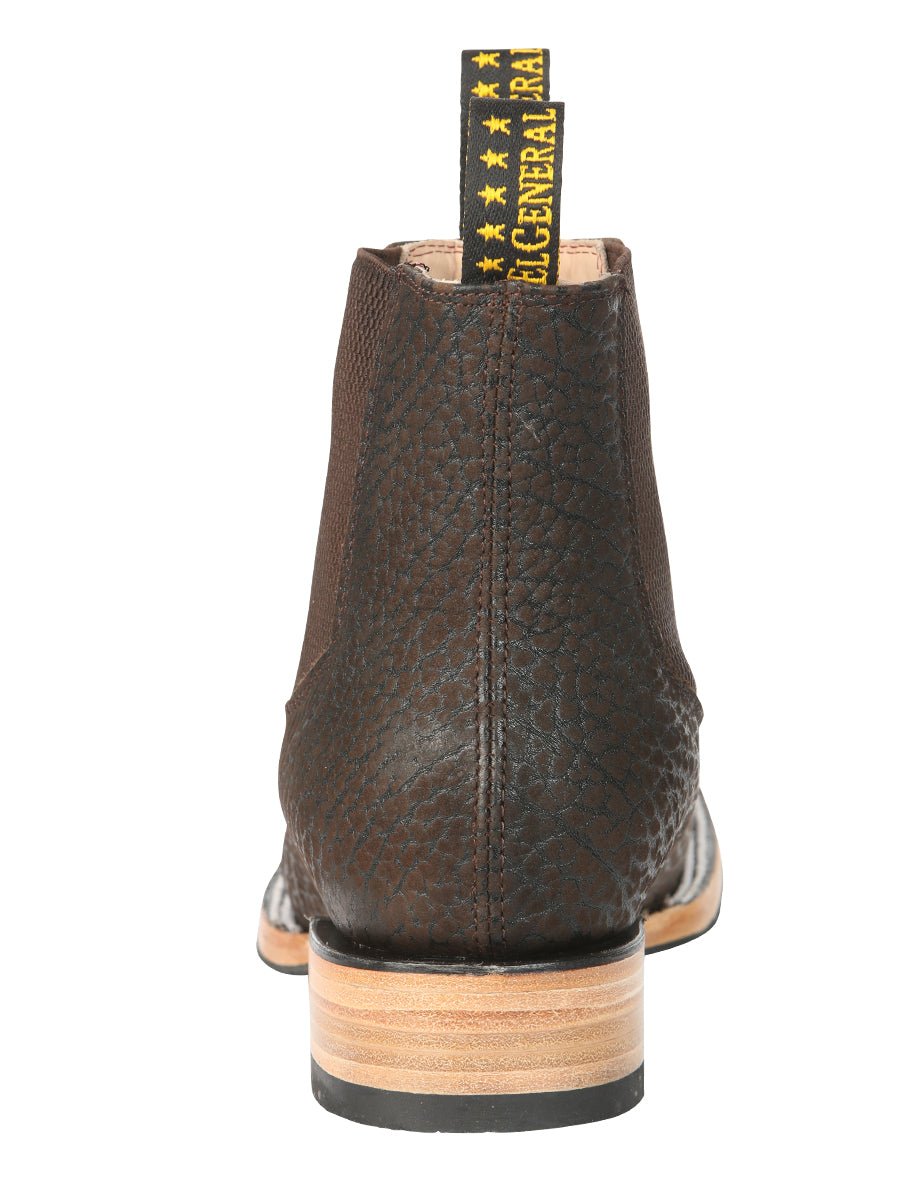 El General Men’s Ankle Boots - Bull Neck Leather Moka 45341 - BELLEZA'S - El General Men’s Ankle Boots - Bull Neck Leather Moka 45341 - CABALLERO - 04534101