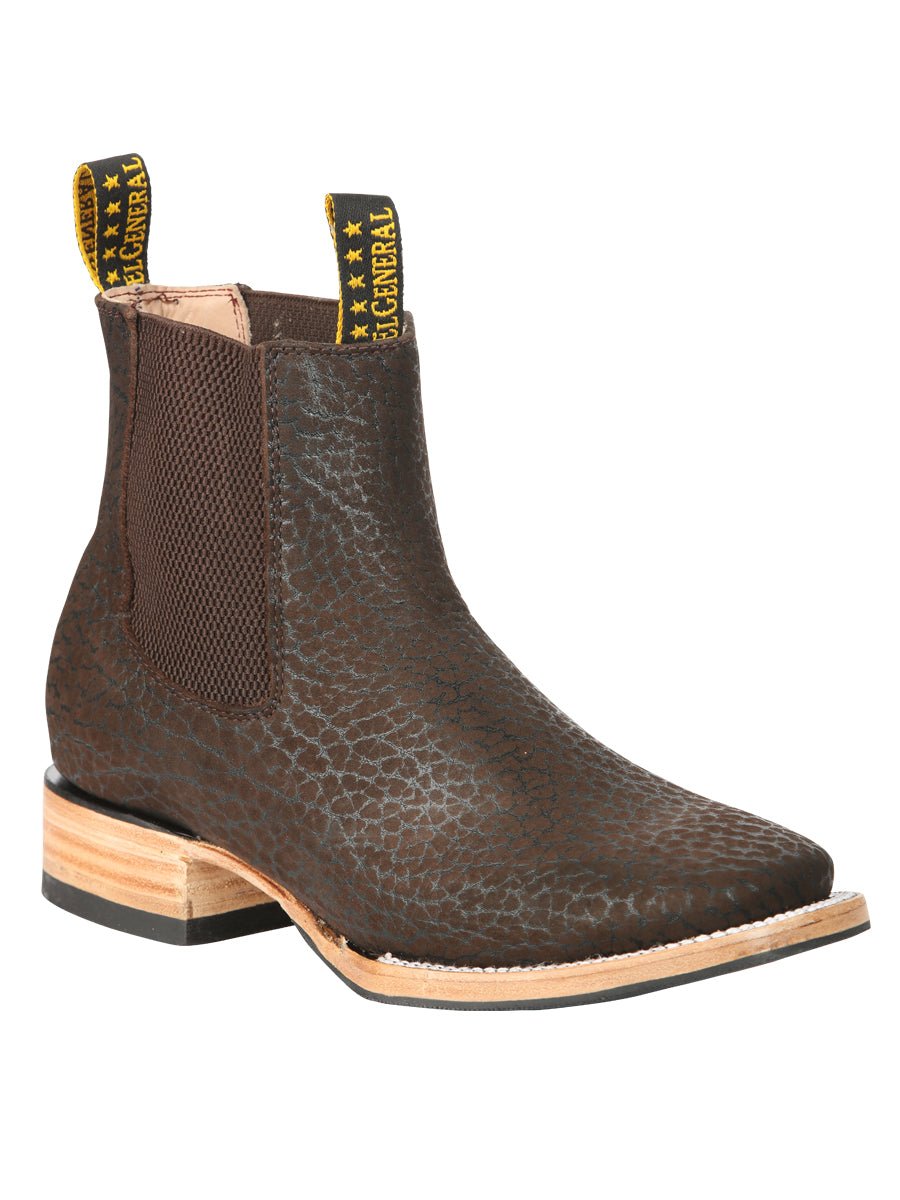 El General Men’s Ankle Boots - Bull Neck Leather Moka 45341 - BELLEZA'S - El General Men’s Ankle Boots - Bull Neck Leather Moka 45341 - CABALLERO - 04534101