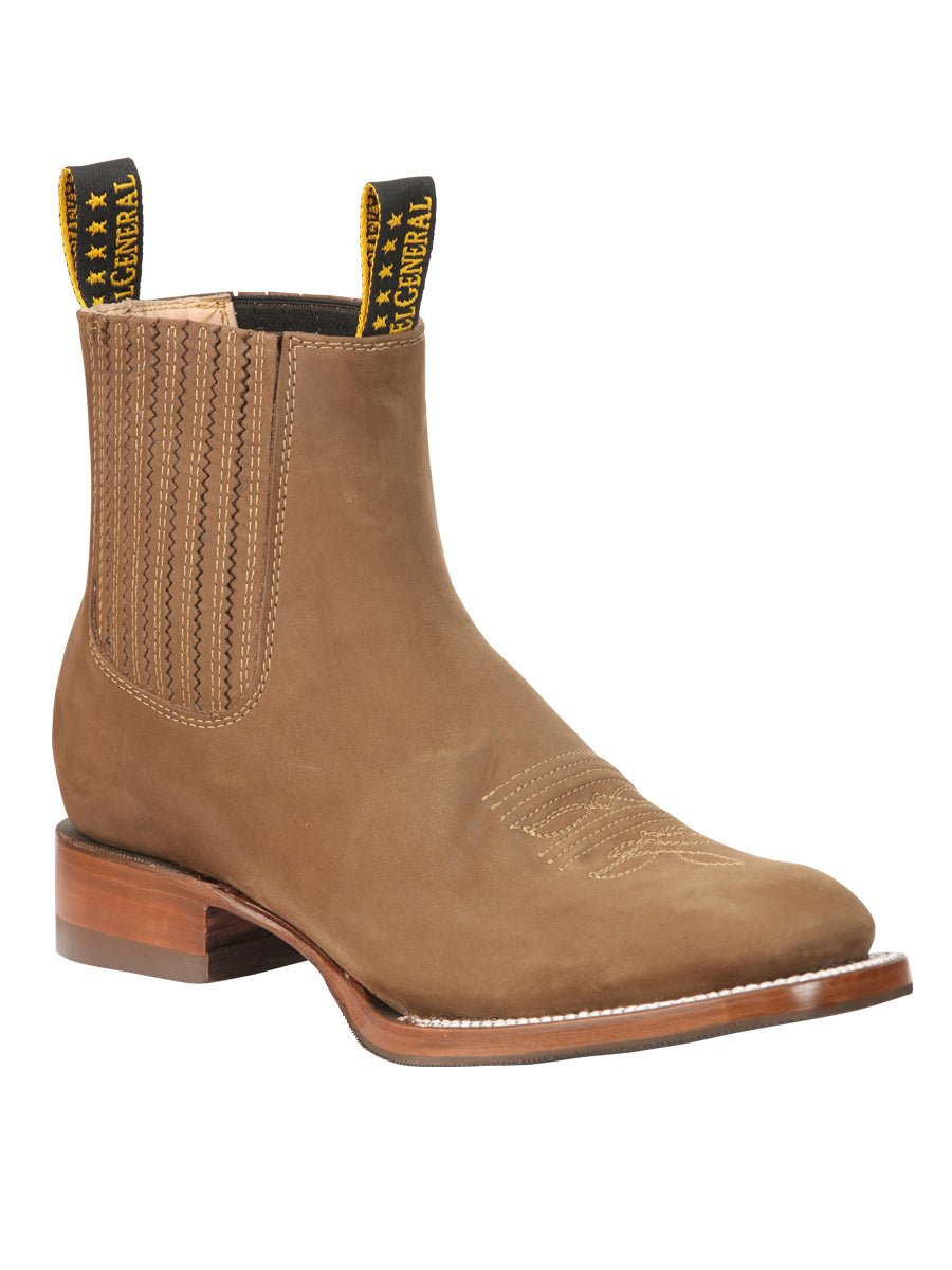 El General Men’s Ankle Boots - Nobuck Brown 45338 - BELLEZA'S - El General Men’s Ankle Boots - Nobuck Brown 45338 - CABALLERO - 04533801