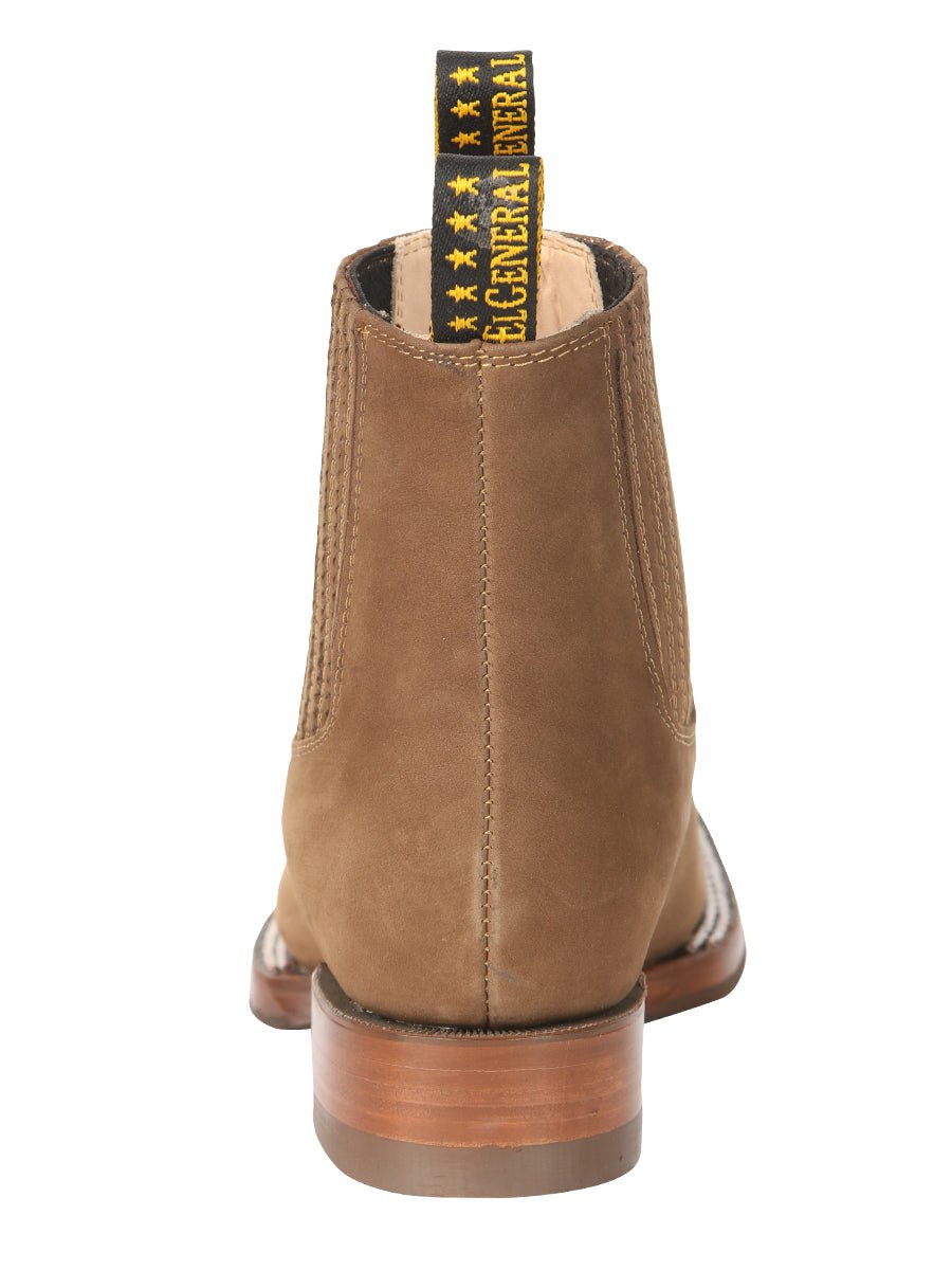 El General Men’s Ankle Boots - Nobuck Brown 45338 - BELLEZA'S - El General Men’s Ankle Boots - Nobuck Brown 45338 - CABALLERO - 04533801