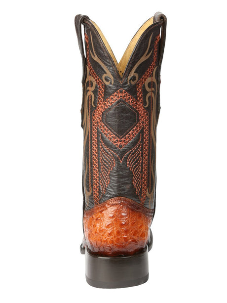 El General Men's Exotic Caiman Belly Cowboy Boots - Cognac 45080 - BELLEZA'S - El General Men's Exotic Caiman Belly Cowboy Boots - Cognac 45080 - CABALLERO - 04508001