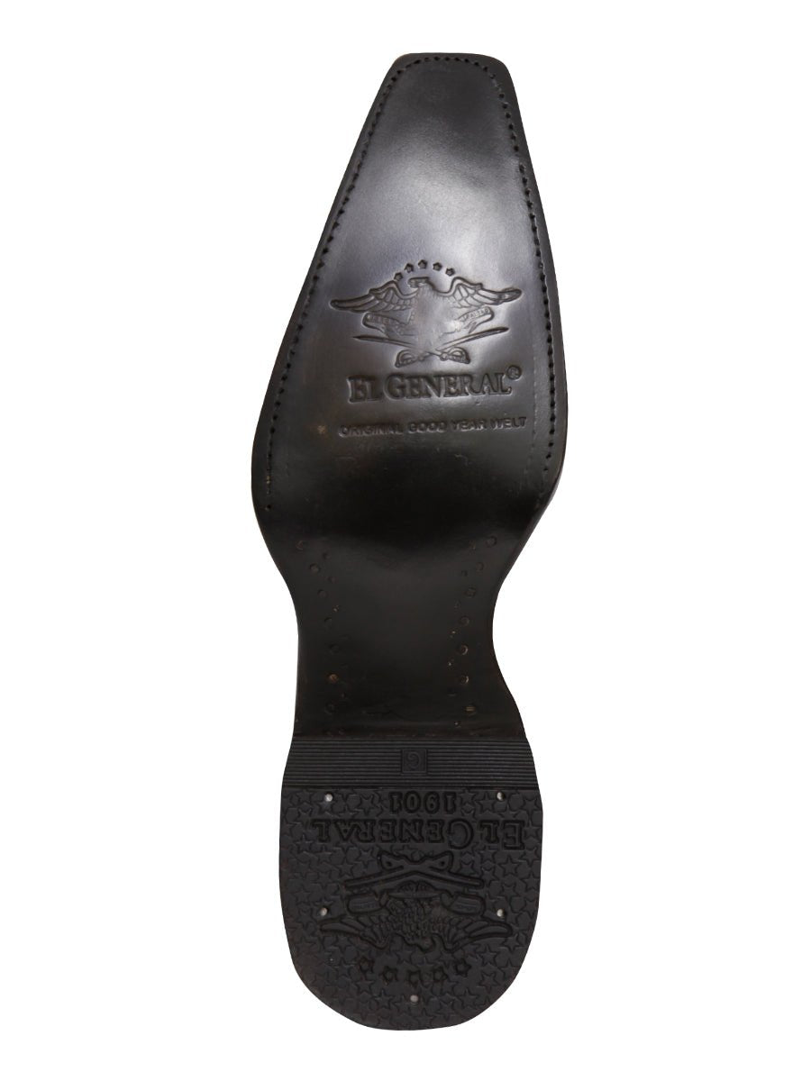 El General Men's Exotic Lizard Cowboy Boots - Cognac 45074 - BELLEZA'S - El General Men's Exotic Lizard Cowboy Boots - Cognac 45074 - CABALLERO - 04507401