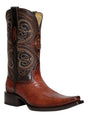 El General Men's Exotic Lizard Cowboy Boots - Cognac 45074 - BELLEZA'S - El General Men's Exotic Lizard Cowboy Boots - Cognac 45074 - CABALLERO - 04507401