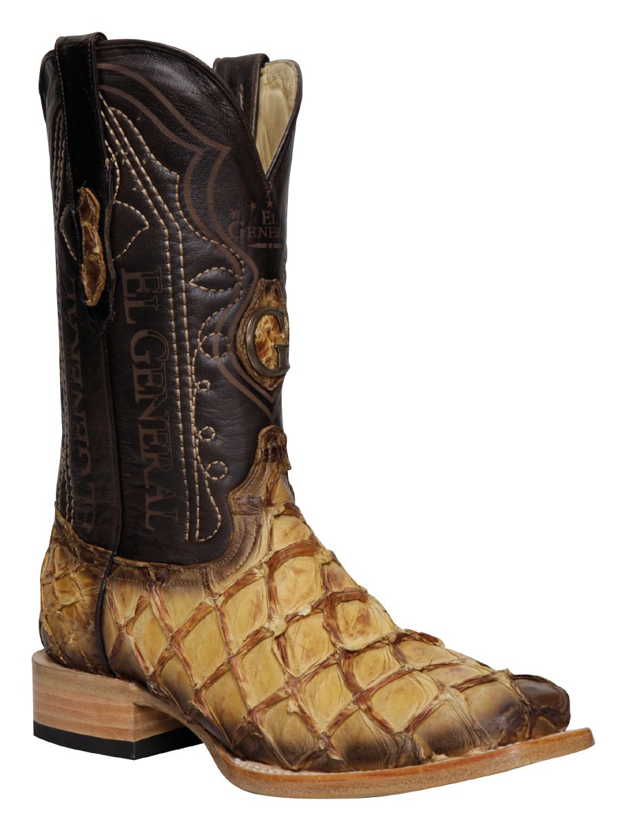 El General Men's Exotic Monster Fish Rodeo Cowboy Boots - Orix 45086 - BELLEZA'S - El General Men's Exotic Monster Fish Rodeo Cowboy Boots - Orix 45086 - CABALLERO - 04508601