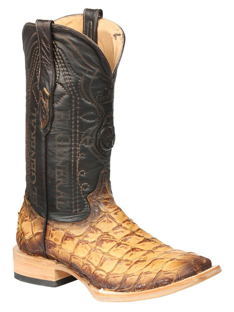 El General Men's Exotic Monster Fish Rodeo Cowboy Boots - Orix 45086 - BELLEZA'S - El General Men's Exotic Monster Fish Rodeo Cowboy Boots - Orix 45086 - CABALLERO - 04508601