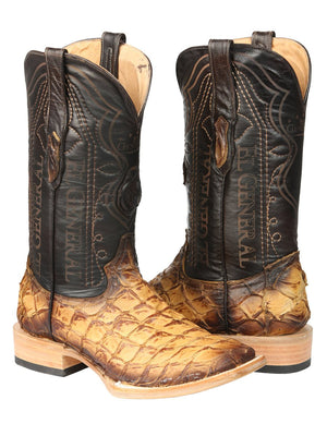 El General Men's Exotic Monster Fish Rodeo Cowboy Boots - Orix 45086 - BELLEZA'S - El General Men's Exotic Monster Fish Rodeo Cowboy Boots - Orix 45086 - CABALLERO - 04508601