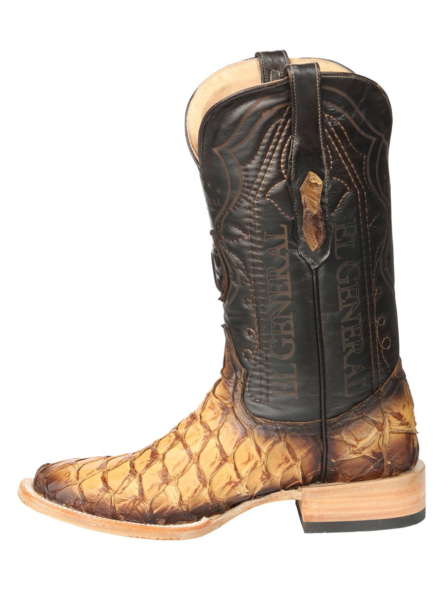 El General Men's Exotic Monster Fish Rodeo Cowboy Boots - Orix 45086 - BELLEZA'S - El General Men's Exotic Monster Fish Rodeo Cowboy Boots - Orix 45086 - CABALLERO - 04508601