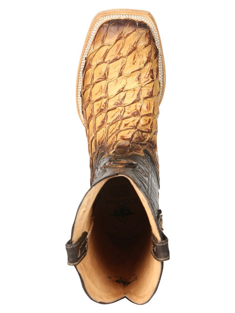 El General Men's Exotic Monster Fish Rodeo Cowboy Boots - Orix 45086 - BELLEZA'S - El General Men's Exotic Monster Fish Rodeo Cowboy Boots - Orix 45086 - CABALLERO - 04508601