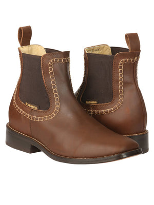 El General Men’s Leather Ankle Boots - Brown 45421 - BELLEZA'S - El General Men’s Leather Ankle Boots - Brown 45421 - CABALLERO - 04542101
