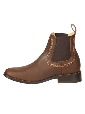 El General Men’s Leather Ankle Boots - Brown 45421 - BELLEZA'S - El General Men’s Leather Ankle Boots - Brown 45421 - CABALLERO - 04542101