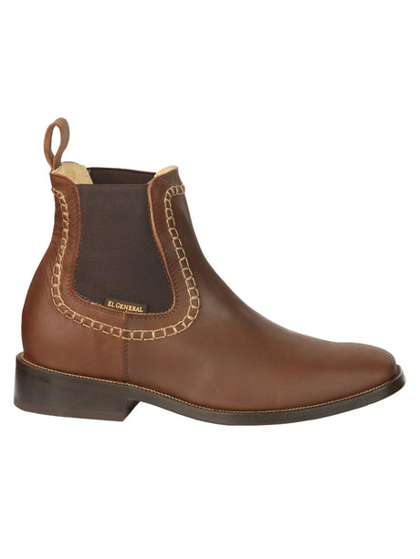 El General Men’s Leather Ankle Boots - Brown 45421 - BELLEZA'S - El General Men’s Leather Ankle Boots - Brown 45421 - CABALLERO - 04542101