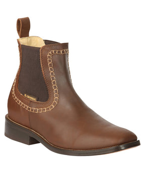 El General Men’s Leather Ankle Boots - Brown 45421 - BELLEZA'S - El General Men’s Leather Ankle Boots - Brown 45421 - CABALLERO - 04542101