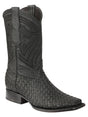 El General Men’s Leather Rodeo Boots Petatillo - Black 45400 - BELLEZA'S - El General Men’s Leather Rodeo Boots Petatillo - Black 45400 - Men's Boot - 04540001