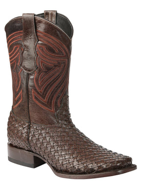 El General Men’s Leather Rodeo Boots Petatillo - Brown 45401 - BELLEZA'S - El General Men’s Leather Rodeo Boots Petatillo - Brown 45401 - Men's Boot - 04540101