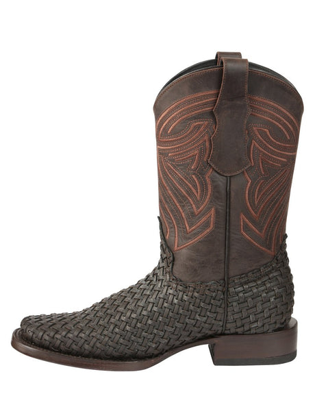 El General Men’s Leather Rodeo Boots Petatillo - Chocolate 45013 - BELLEZA'S - El General Men’s Leather Rodeo Boots Petatillo - Chocolate 45013 - CABALLERO - 04501301