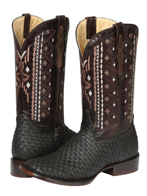 El General Men’s Leather Rodeo Boots Petatillo - Crazy Brown 44861 - BELLEZA'S - El General Men’s Leather Rodeo Boots Petatillo - Crazy Brown 44861 - CABALLERO - 04486101