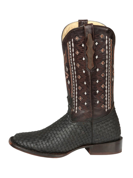 El General Men’s Leather Rodeo Boots Petatillo - Crazy Brown 44861 - BELLEZA'S - El General Men’s Leather Rodeo Boots Petatillo - Crazy Brown 44861 - CABALLERO - 04486101