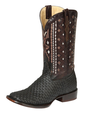 El General Men’s Leather Rodeo Boots Petatillo - Crazy Brown 44861 - BELLEZA'S - El General Men’s Leather Rodeo Boots Petatillo - Crazy Brown 44861 - CABALLERO - 04486101