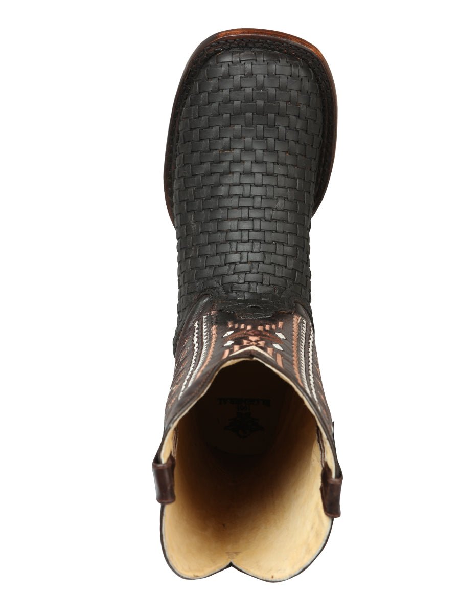 El General Men’s Leather Rodeo Boots Petatillo - Crazy Brown 44861 - BELLEZA'S - El General Men’s Leather Rodeo Boots Petatillo - Crazy Brown 44861 - CABALLERO - 04486101
