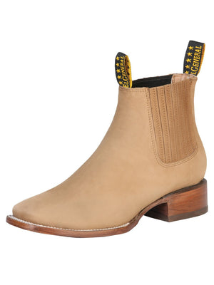El General Men's Nobuck Ankle Boot - Nobuck Sand 126194 - BELLEZA'S - El General Men's Nobuck Ankle Boot - Nobuck Sand 126194 - CABALLERO - 12619401