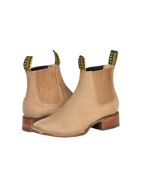 El General Men's Nobuck Ankle Boot - Nobuck Sand 126194 - BELLEZA'S - El General Men's Nobuck Ankle Boot - Nobuck Sand 126194 - CABALLERO - 12619401