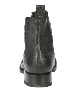 El General Men’s Python Imitation Black Ankle Boots 45093 - BELLEZA'S - El General Men’s Python Imitation Black Ankle Boots 45093 - CABALLERO - 04509301