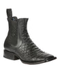 El General Men’s Python Imitation Black Ankle Boots 45093 - BELLEZA'S - El General Men’s Python Imitation Black Ankle Boots 45093 - CABALLERO - 04509301