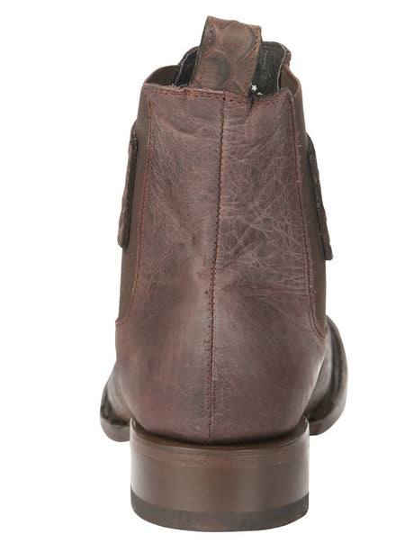 El General Men’s Python Imitation Brown Ankle Boots 45092 - BELLEZA'S - El General Men’s Python Imitation Brown Ankle Boots 45092 - CABALLERO - 04509201