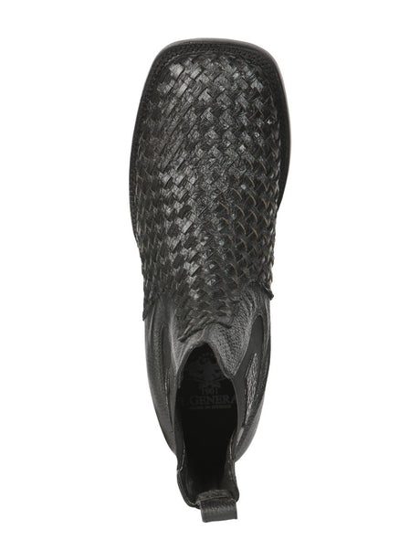 El General Men’s Rodeo Black Petatillo Woven Ankle Boots 45181 - BELLEZA'S - El General Men’s Rodeo Black Petatillo Woven Ankle Boots 45181 - CABALLERO - 04518101