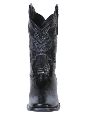 El General Men's Rodeo Boot - Imitation Lizard - Black 41904 - BELLEZA'S - El General Men's Rodeo Boot - Imitation Lizard - Black 41904 - CABALLERO - 04190401