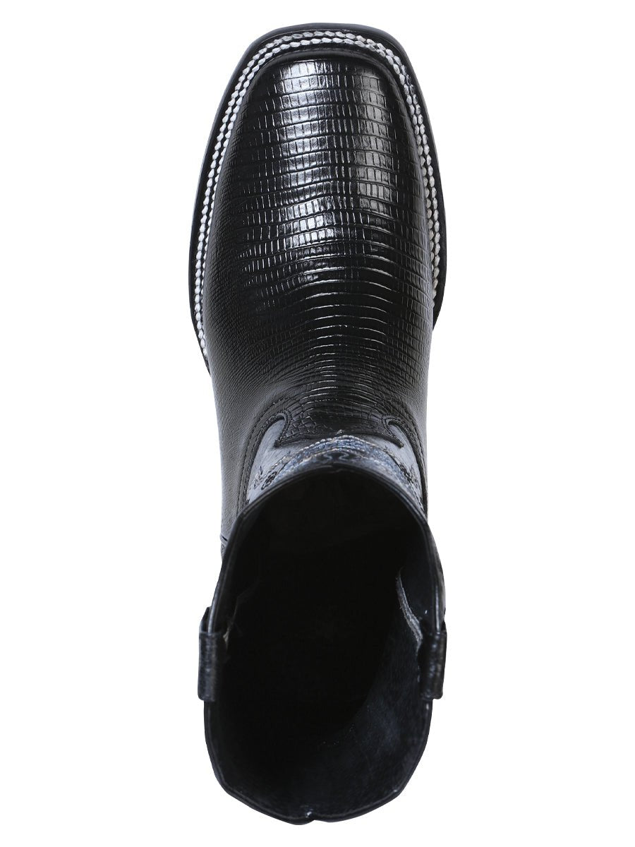 El General Men's Rodeo Boot - Imitation Lizard - Black 41904 - BELLEZA'S - El General Men's Rodeo Boot - Imitation Lizard - Black 41904 - CABALLERO - 04190401