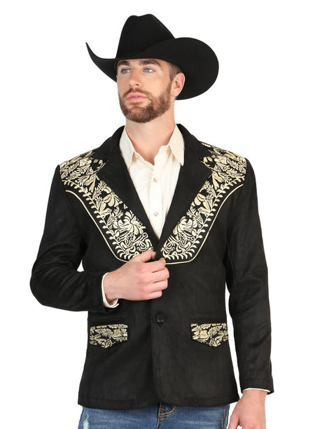 El General Men’s Suede Blazer - Black 45647 - BELLEZA'S - El General Men’s Suede Blazer - Black 45647 - CABALLERO - 04564701