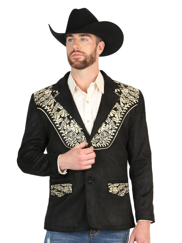 El General Men’s Suede Blazer - Black 45647 - BELLEZA'S - El General Men’s Suede Blazer - Black 45647 - CABALLERO - 04564701
