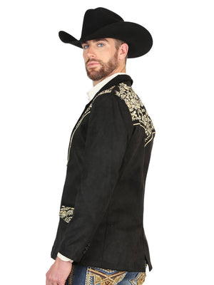 El General Men’s Suede Blazer - Black 45647 - BELLEZA'S - El General Men’s Suede Blazer - Black 45647 - CABALLERO - 04564701