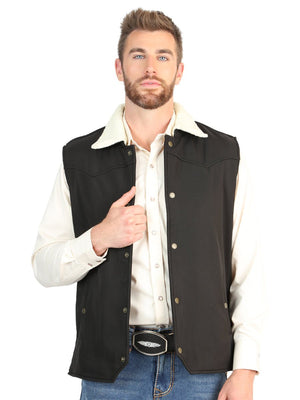 El General Men’s Vest - Black 45644 - BELLEZA'S - El General Men’s Vest - Black 45644 - CABALLERO - 04564401