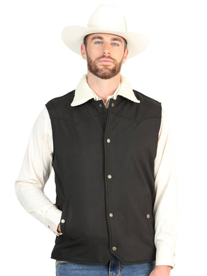 El General Men’s Vest - Black 45644 - BELLEZA'S - El General Men’s Vest - Black 45644 - CABALLERO - 04564401