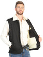 El General Men’s Vest - Black 45644 - BELLEZA'S - El General Men’s Vest - Black 45644 - CABALLERO - 04564401