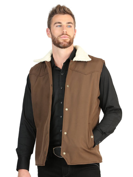 El General Men’s Vest - Brown 45645 - BELLEZA'S - El General Men’s Vest - Brown 45645 - CABALLERO - 04564501