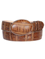 El General Men’s Western Belt - Crocodile Print Leather 41894 - BELLEZA'S - El General Men’s Western Belt - Crocodile Print Leather 41894 - CABALLERO - 04189401