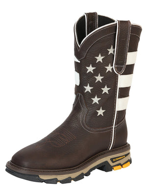 El General Men’s Work Boot - Bull Fight Leather - Choco 44759 - BELLEZA'S - El General Men’s Work Boot - Bull Fight Leather - Choco 44759 - CABALLERO - 04475901