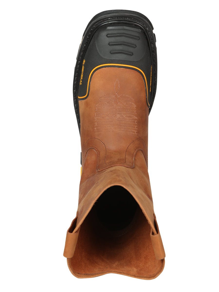 El General Men’s Work Boot - Crazy Leather - Kansas 44689 - BELLEZA'S - El General Men’s Work Boot - Crazy Leather - Kansas 44689 - CABALLERO - 04468901